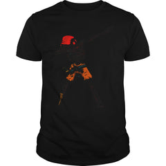 JOLLY ROGER DABBING SKULL SKELETON PIRATE HALLOWEEN T SHIRT