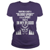 Image of Hunting - It is a sport that is in my blood tee T-Shirt_1