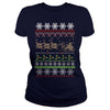 Image of Ugly Christmas Sweater Inspired T-Shirt