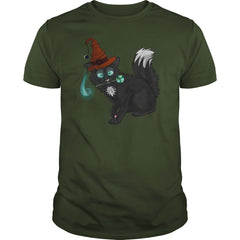 Halloween Cat with Red Hat