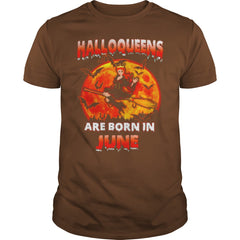 HALLOQUEENS ARE BORN IN JUNET SHIRT