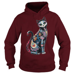 Sugar skull cat