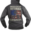 Image of United States Veteran Oath Hoodie Zip-up