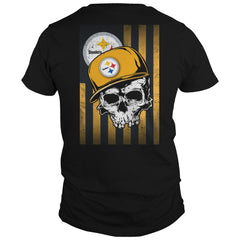 flag skull  steelers