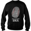 Image of Baseball Its In My DNA Baseball Shirt