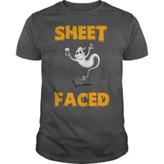 Sheet Faced Funny Halloween Ghost Shirt And Mug