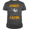 Image of Sheet Faced Funny Halloween Ghost Shirt And Mug