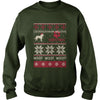 Image of DACHSHUND CHRISTMAS WOOF WOOF WOOF SWEATER