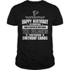 Image of happy birthay with falcons