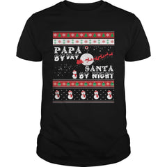 Papa By Day Santa Byu Night T shirt