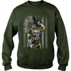 Image of NFL-STEELERS 023 PUNISHER FLAG