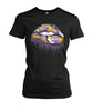 Image of Minnesota Vikings - Vikings lips T-shirt