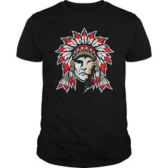 NATIVE AMERICAN T SHIRT INDIAN TEE