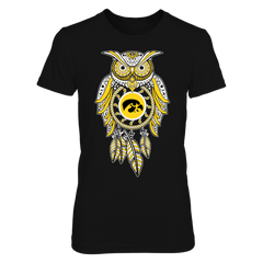 Sugar Skull Owl - Iowa Hawkeyes