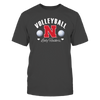 Image of University Nebraska Volleyball - Officially Licensed Cornhusker Shirts for Women