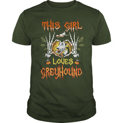 This Girl Loves Greyhound Halloween