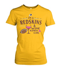 Washington Redskins I'm A Redskins And Wine Kinda Girl