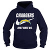 Image of Chargers Just Hate Us T-shirt, Chargers Just Hate Us Hoodies
