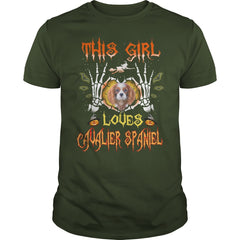 This Girl Loves Cavalier Spaniel Halloween
