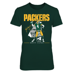 Green Bay Packers - Favre - Number Portrait
