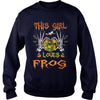 Image of This Girl Loves Frog Halloween