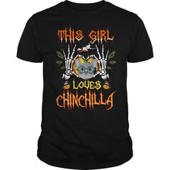This Girl Loves Chinchilla Halloween