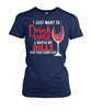 Image of Buffalo Bills I Just Want To Drink Wine And Watch My Bills Beat Your Team's AssApparel 2018