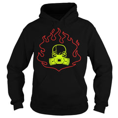 Head with Pistons in Fire