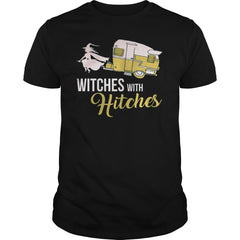 HALLOWEEN SHIRT WITCHES WITH HITCHES T SHIRT