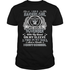 i am a raiders girl  november