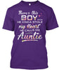 Image of HE CALLS ME AUNTIE - BEST AUNT SHIRTS !