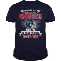 when someone says that  patriots