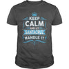 Image of Keep calm SANTACRUZ, SANTACRUZ tshirt