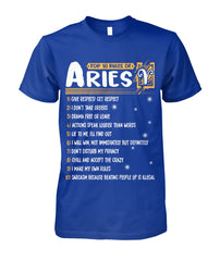 Everlasting Life rules of Aries limited edition T-shirts