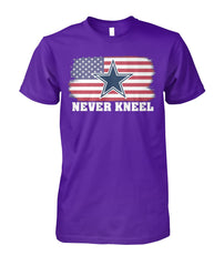 Cowboys - Dallas Cowboys never knee T-shirt