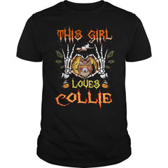 This Girl Loves Collie Halloween