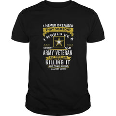 ARMY VETERAN KILLING IT T-SHIRTS
