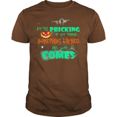 SOMETHING WICKED THIS WAY COMES T SHIRT  HALLOWEEN