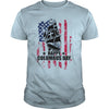 Image of Happy Columbus Day Since 1492 with ship and USA Flag T-Shirt