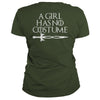 Image of A Girl Has No Costume No Name Funny Halloween