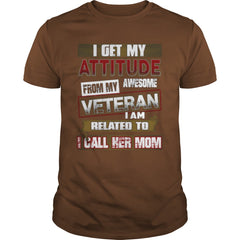I CALL HER MOM - VETERAN T-SHIRT