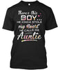 Image of HE CALLS ME AUNTIE - BEST AUNT SHIRTS !