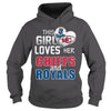 Image of Girl Loves Chiefs  Royals T Shirt