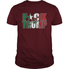 Fck Trump Mexican Flag Women-S  T Shirts