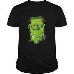 Frankenstein Ugly Portrait and Spiders