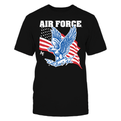 Air Force Falcons - Logo with Flag