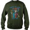 Image of Halloween Skeleton Flowers Skulls Shirt Day of the Dead