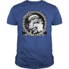 Image of Santa in Holly Frame - Men's Premium T-Shirt