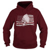 Image of NATIVE AMERICAN T SHIRT NATIVE IN MY FLAG US T SHIRT