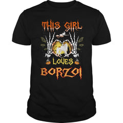 This Girl Loves Borzoi Halloween